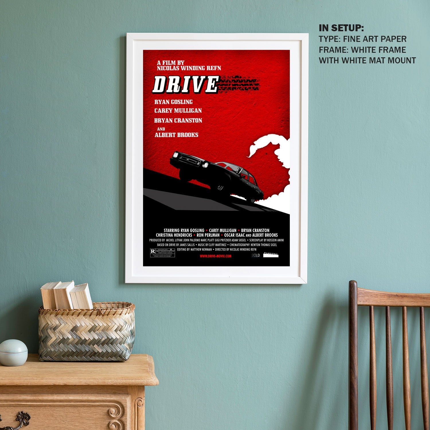 Drive Movie Poster Art Drive Movie Poster For Bedroom Aesthetic