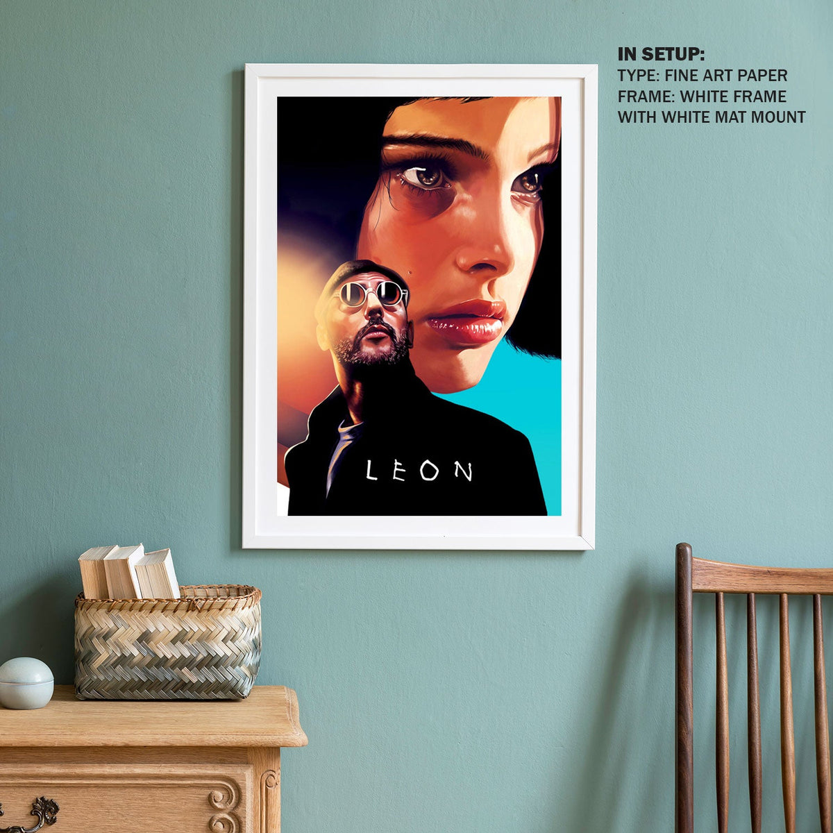 Leon- The Professional (1994) Movie Poster Art