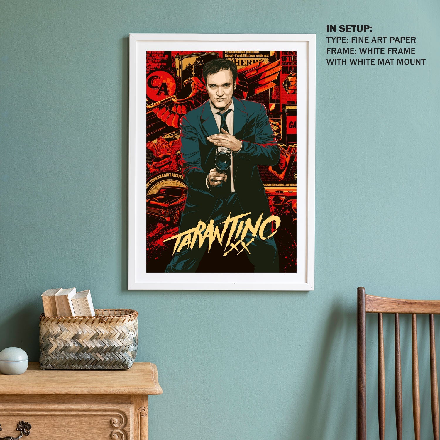 Quentin Inventino Quentin Tarantino Movie Poster: Buy Hollywood & Famous Movie Posters ...