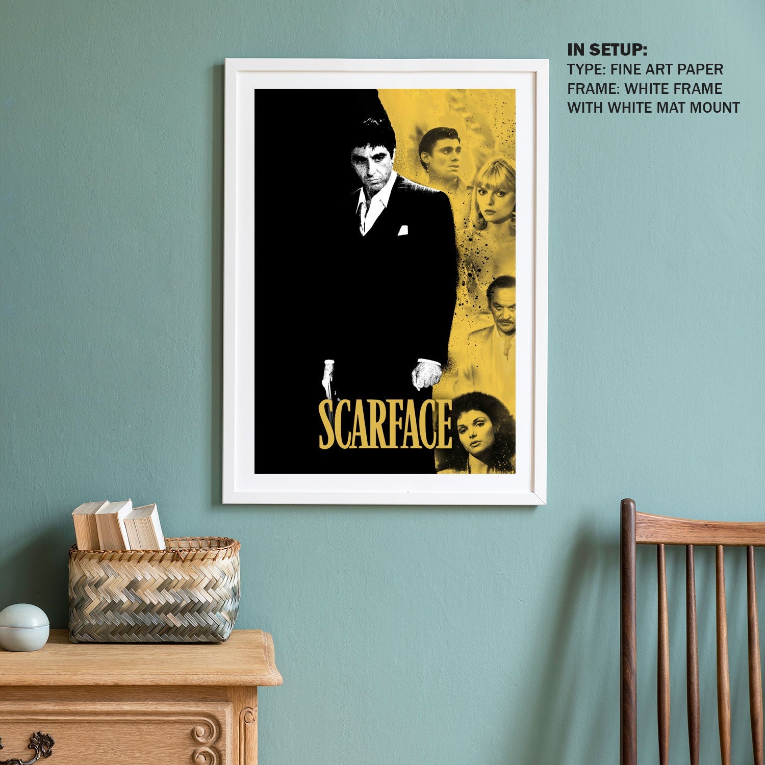 Scarface (1932) Poster 24x36 Classic Gangster Film With Paul Muni In A - Foto 7