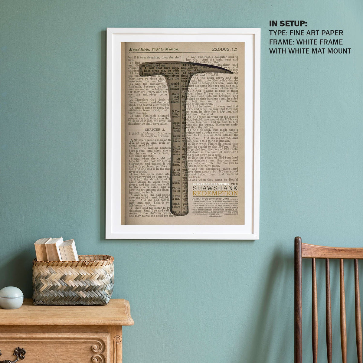 The Shawshank Redemption Movie Poster Art