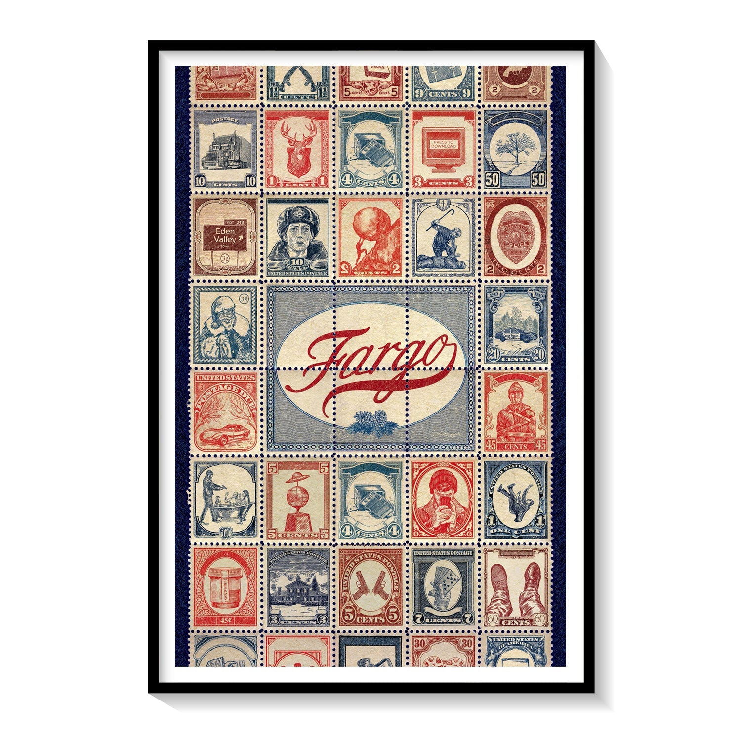 Distribuere Gætte ballade Fargo Old Movie Poster: Buy Movie Posters Online – Dessine Art