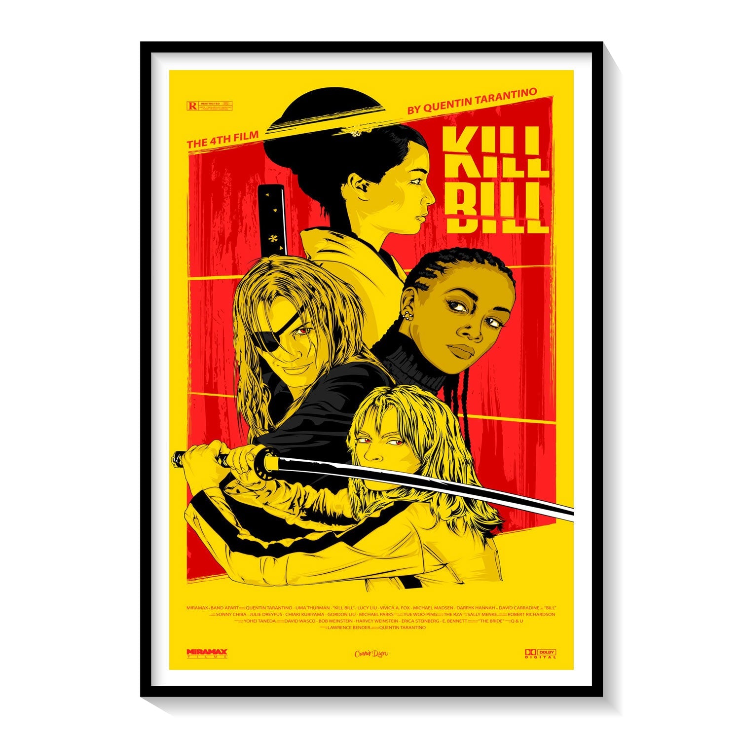 Kill Bill Poster Kunst
