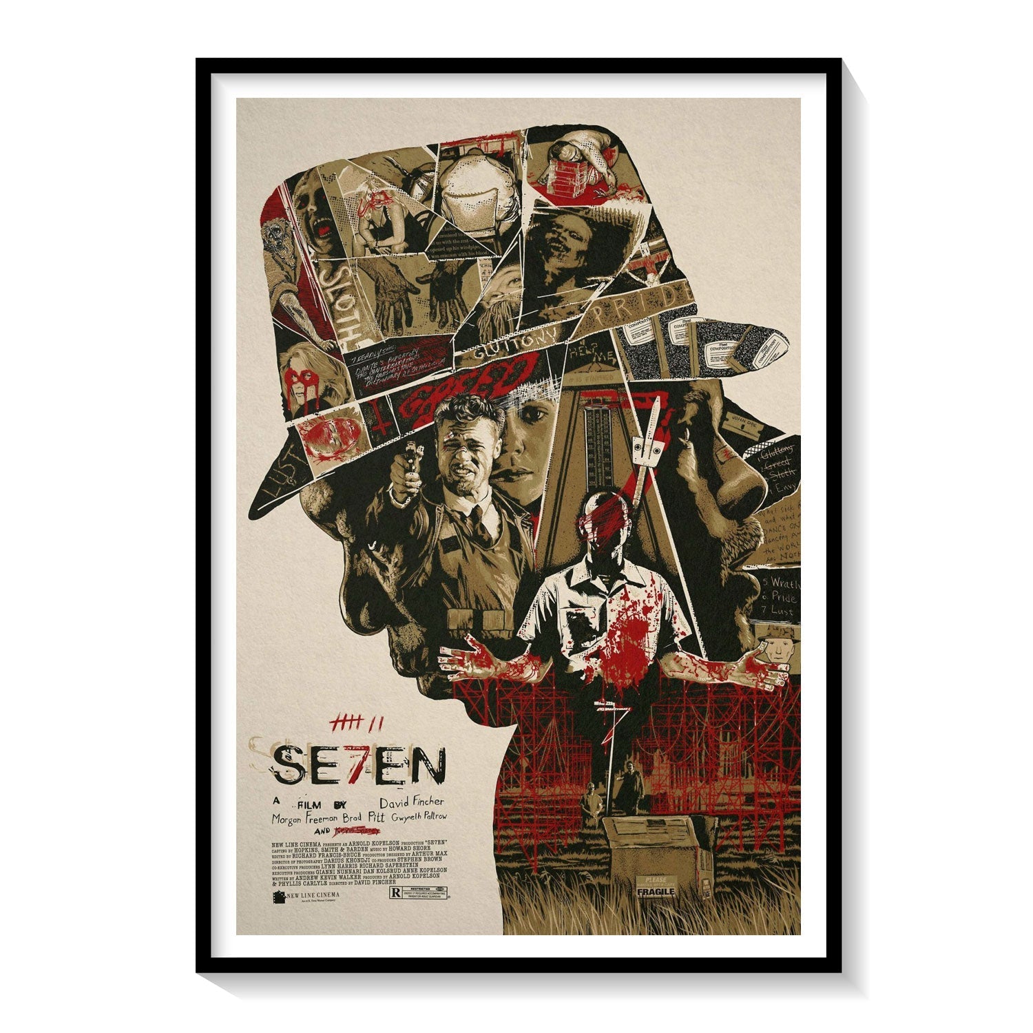 Se7en Movie Poster SE7EN Movie Poster Blurred Aesthetic Poster se7en-movie-poster-se7en-movie-poster-blurred-aesthetic-poster