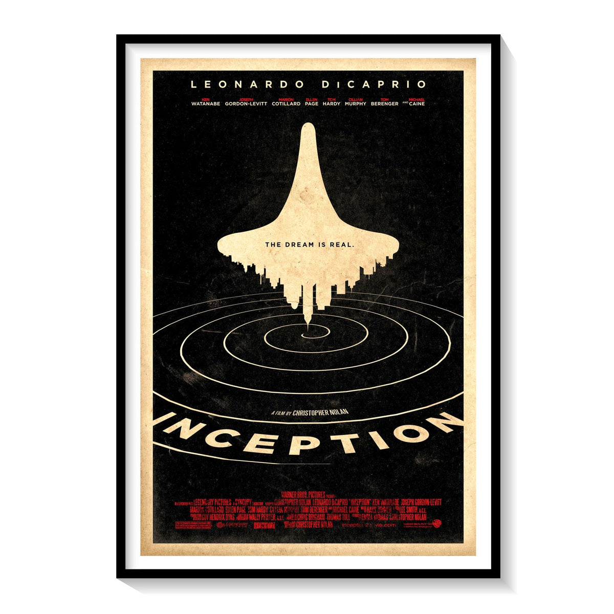 Inception Rip Frame The Inception Movie Poster: Buy Hollywood & Famous Movie Posters ...