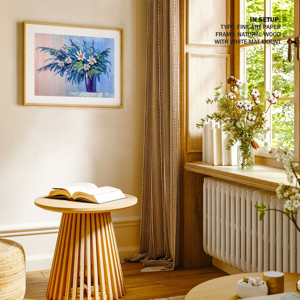 A Purple Flower Vase, Botanical Flower Paintings