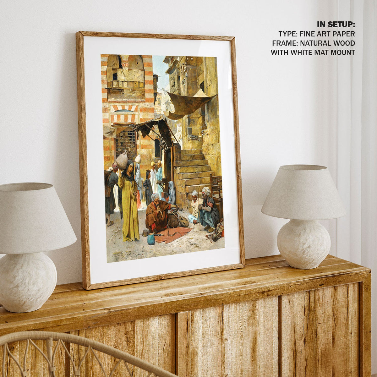 A Souk In Cairo, Egyptian Art Paintings