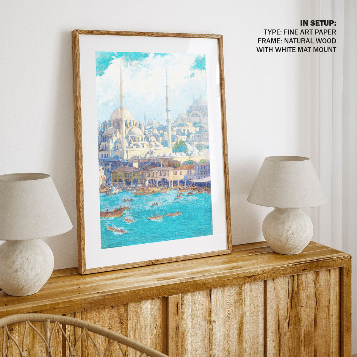 A View of Istanbul, Turkish Art Painting