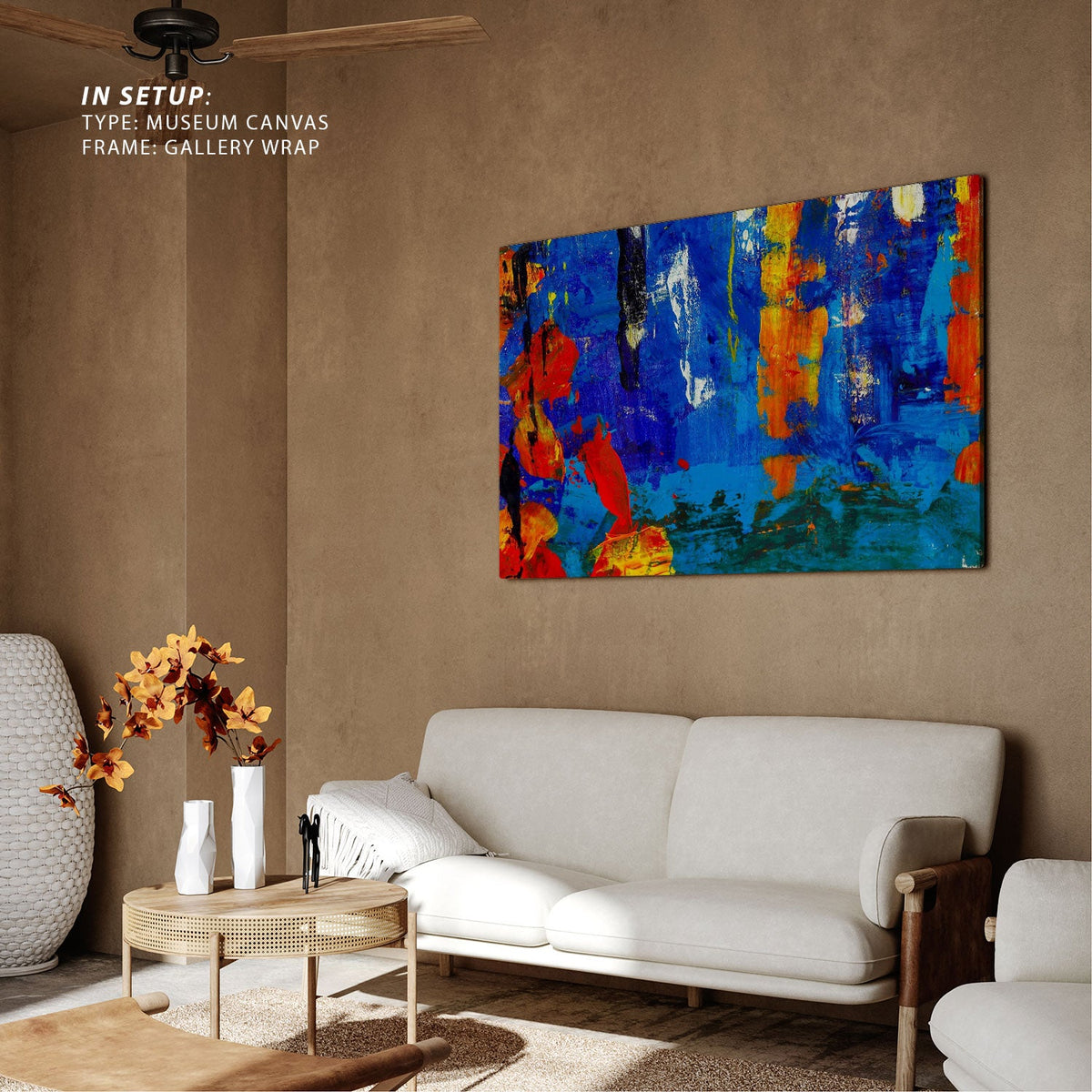 Abstract Art Palette Canvas Painting