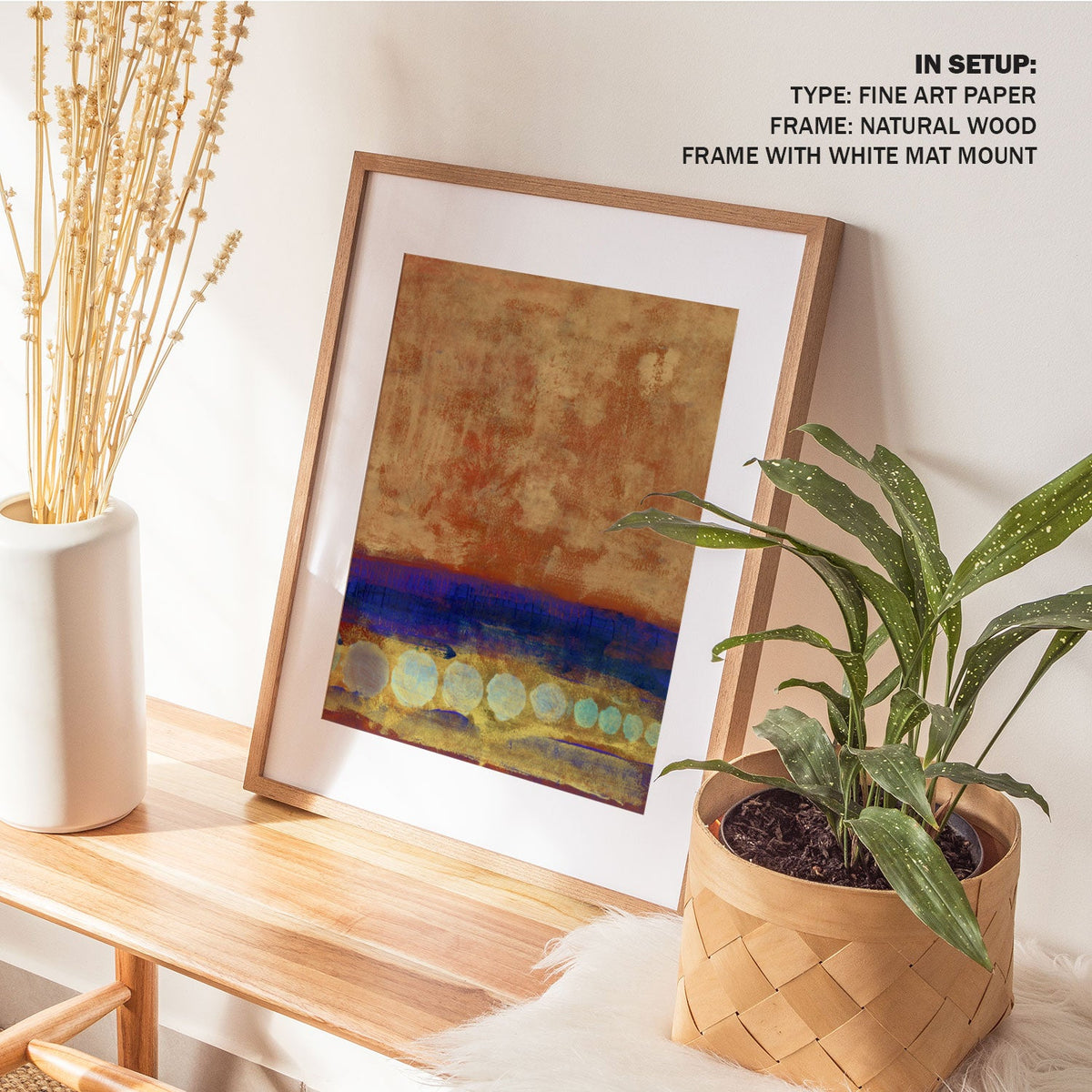 Abstract Brown Painting