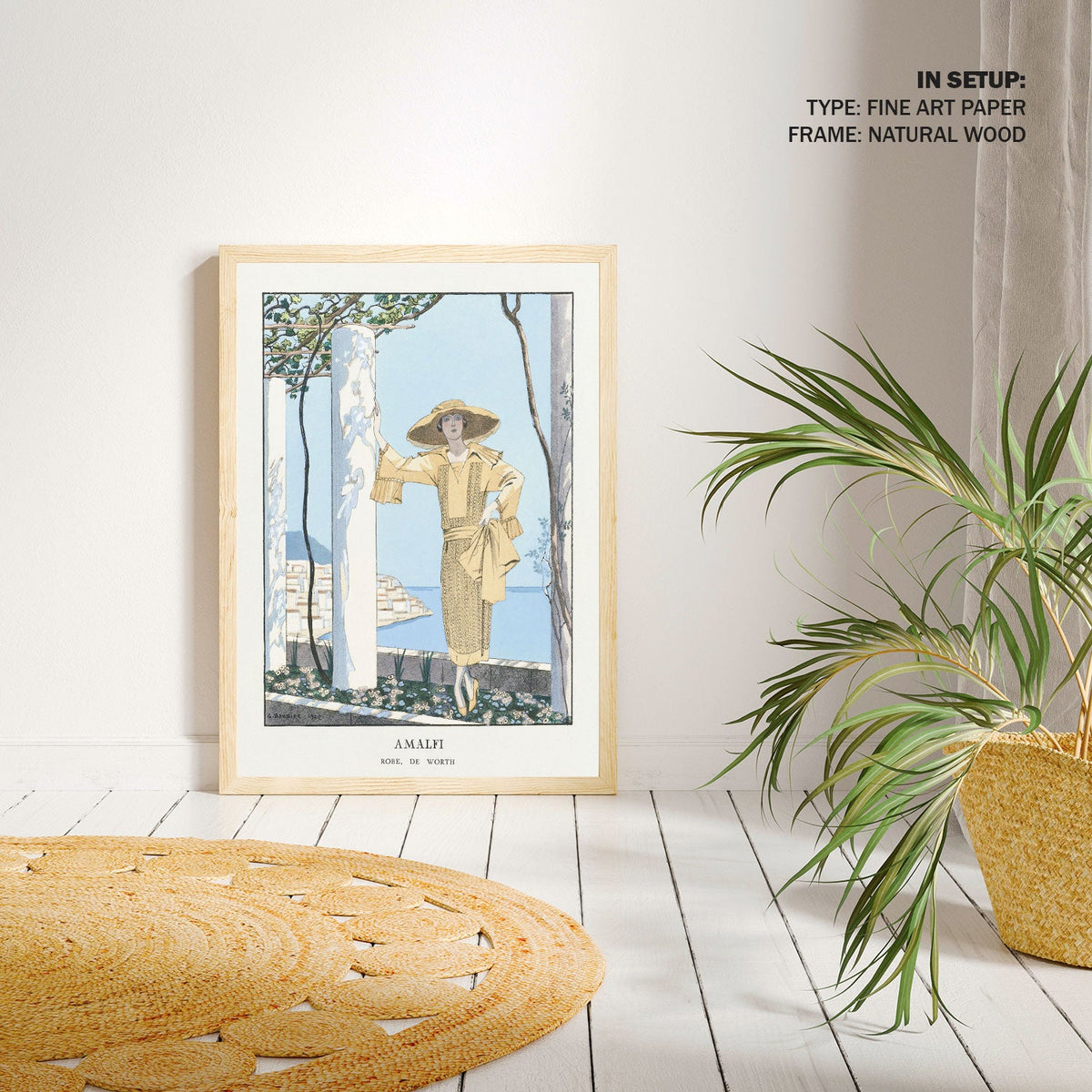 A palm beach, Fashion Poster
