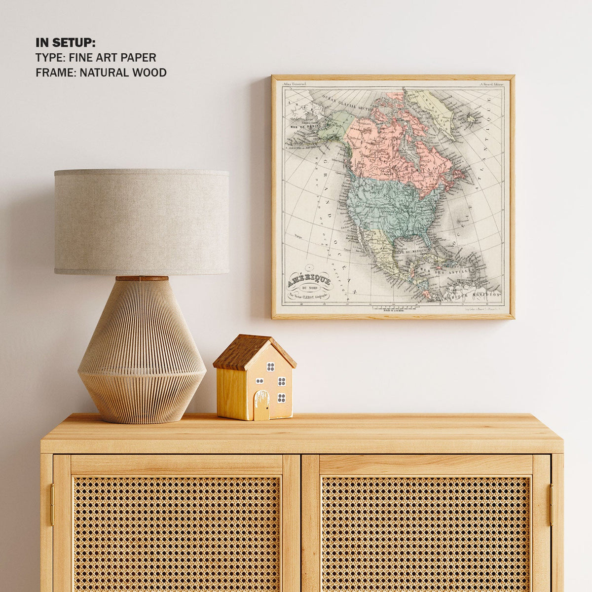 A new and accurate map of the country Old Vintage Map