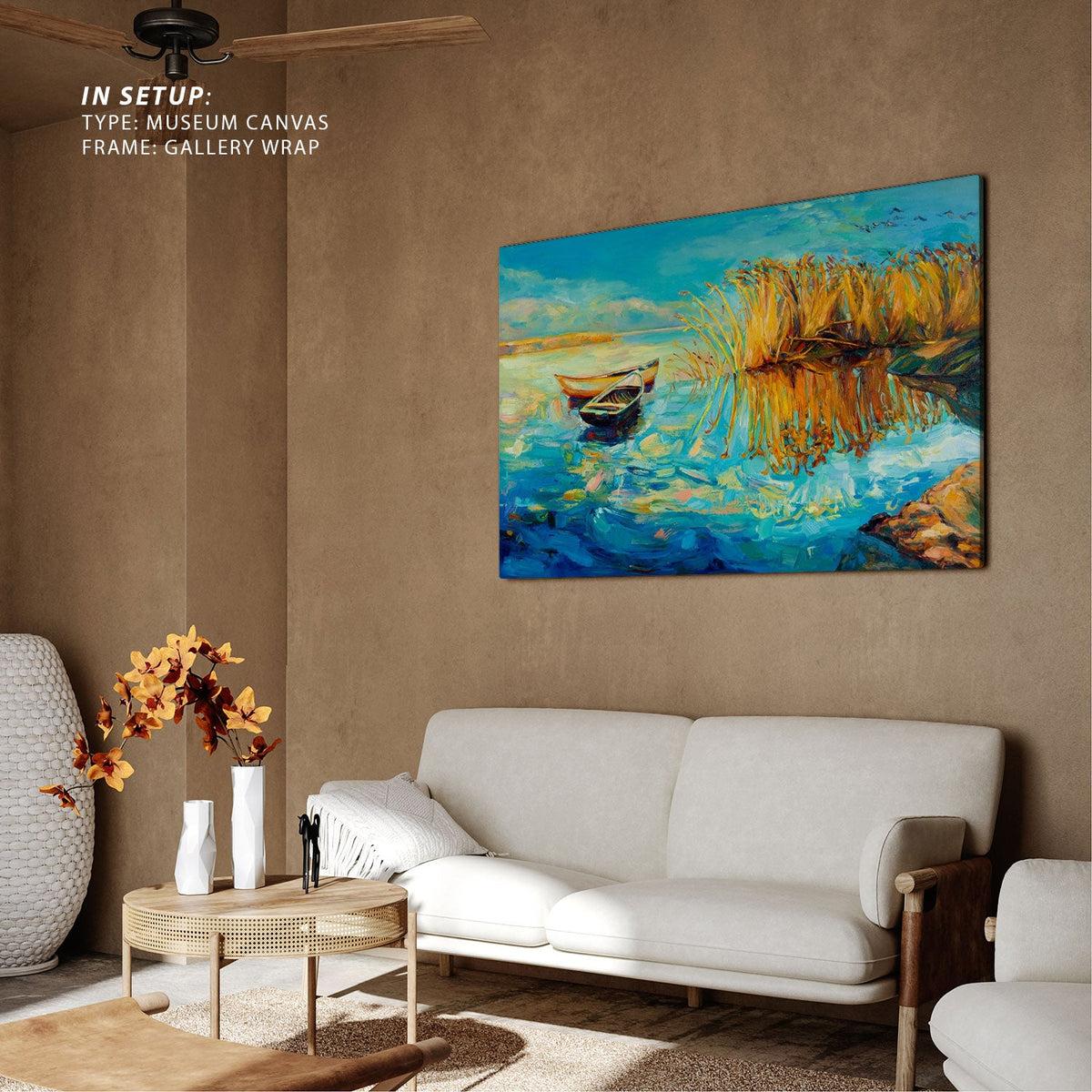 Beautiful Lake Canvas Painting