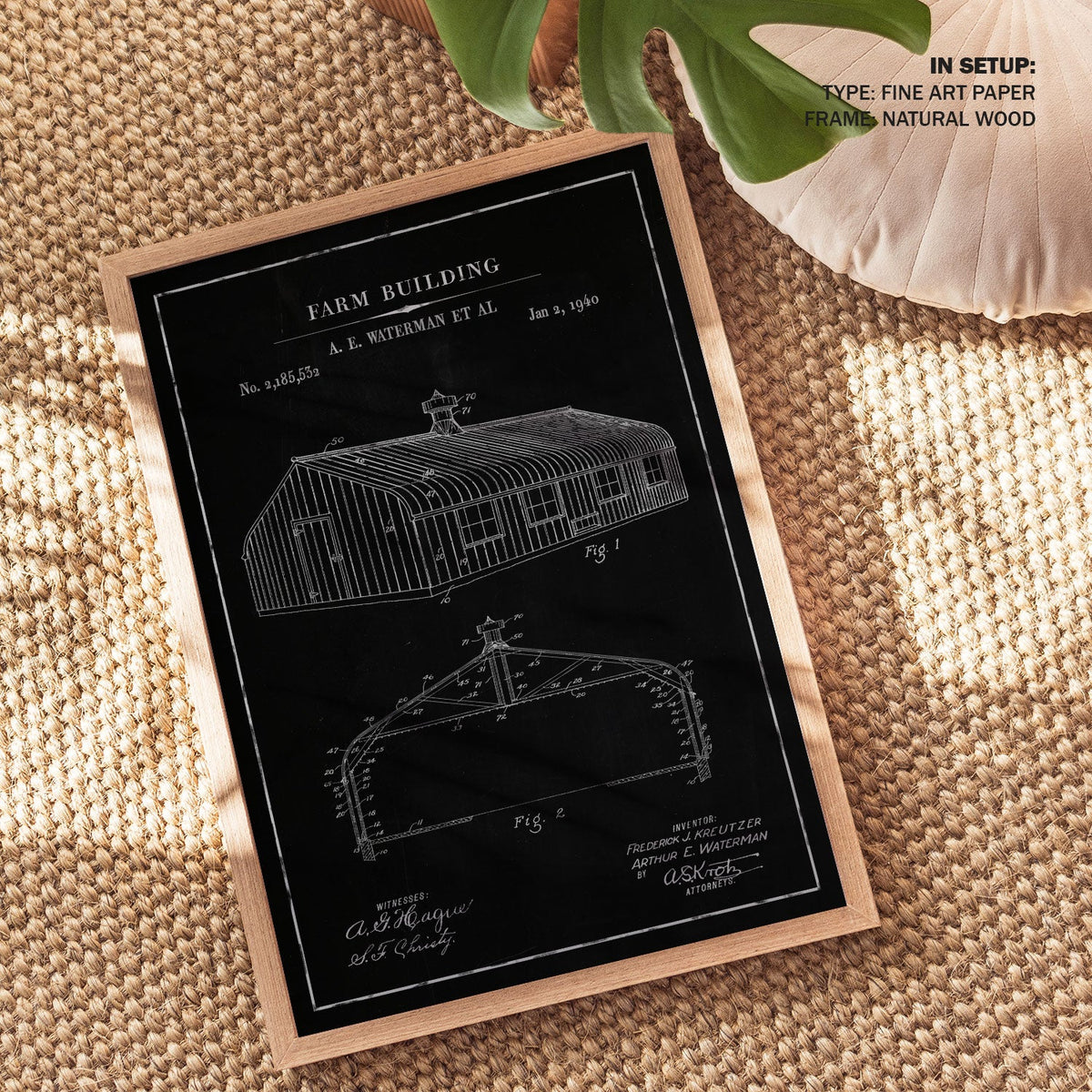 Chalk Farm Building, Blueprint Patent Art