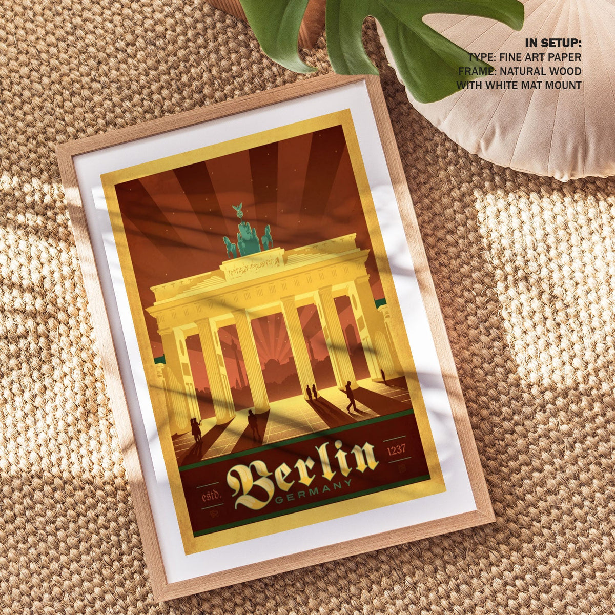 Berlin Travel Poster