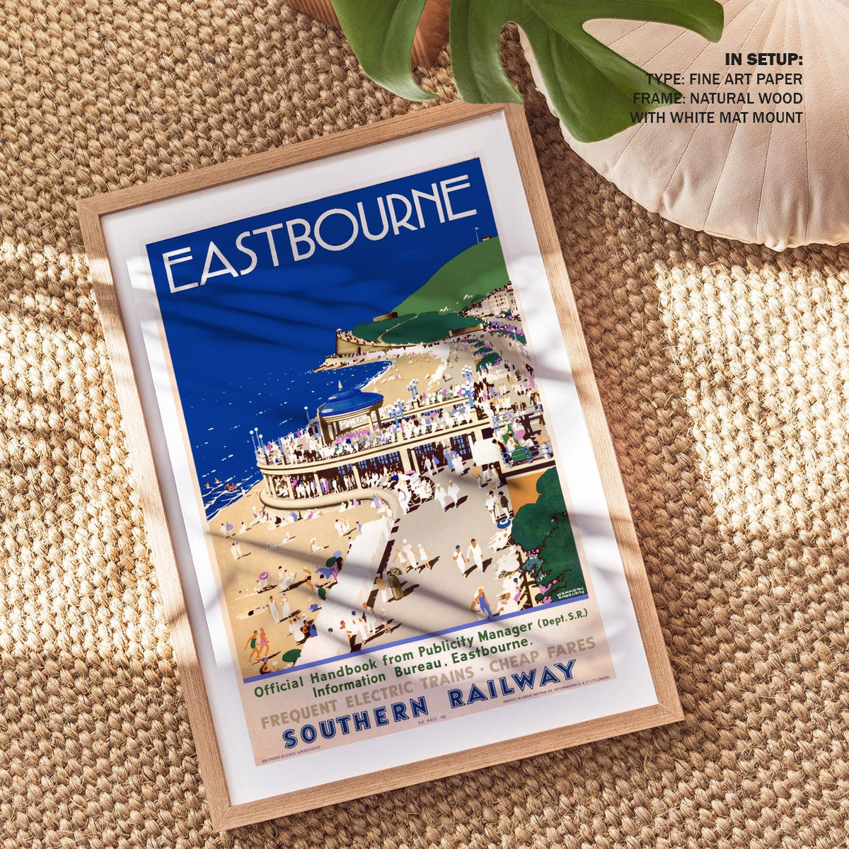 Eastbourne Southern Railway Travel Poster