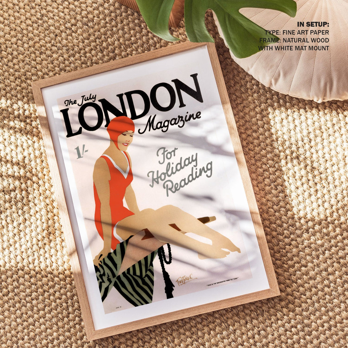 London Magazine Travel Poster