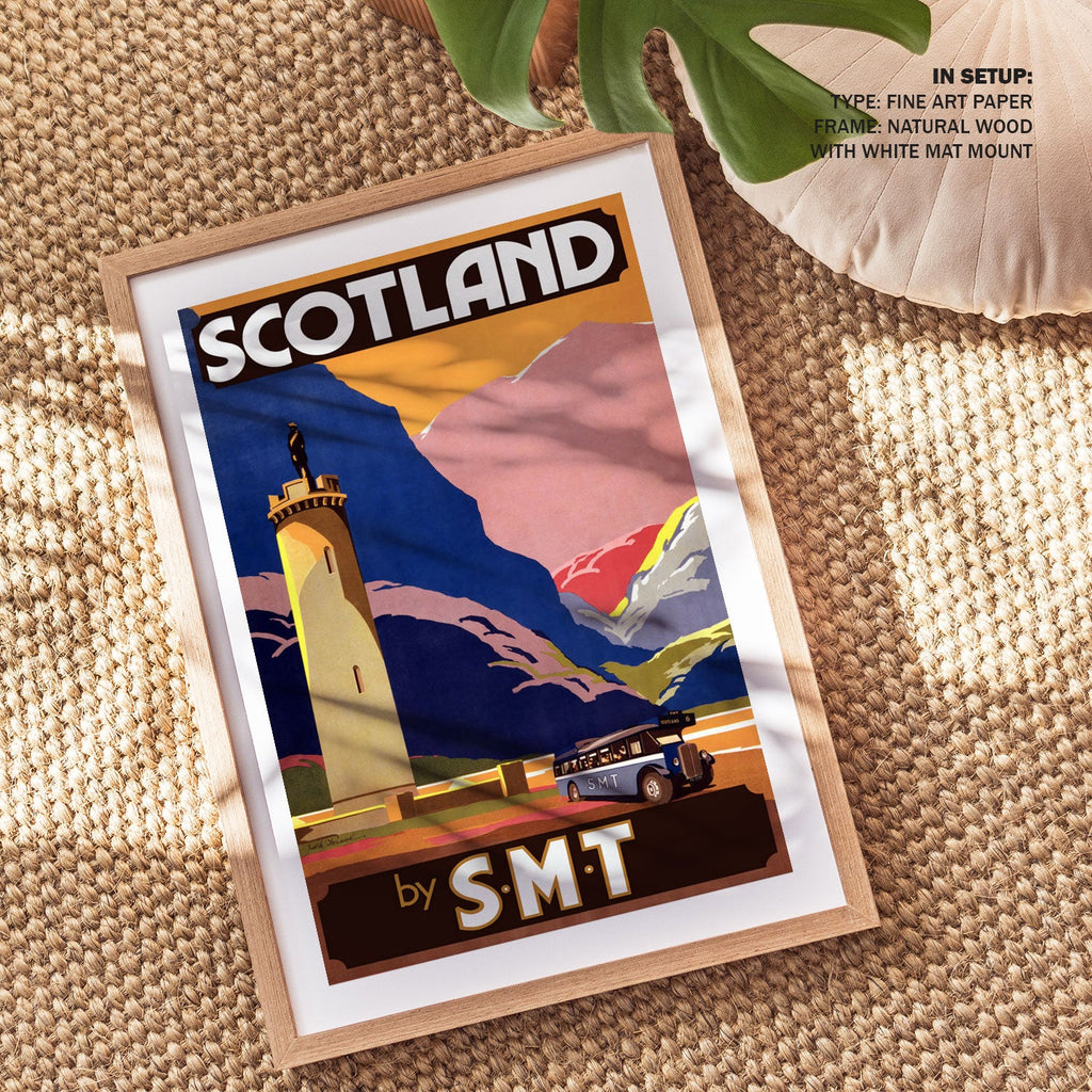 Buy Scotland Vintage Travel Poster Art Prints Online India At Best buy-scotland-vintage-travel-poster-art-prints-online-india-at-best