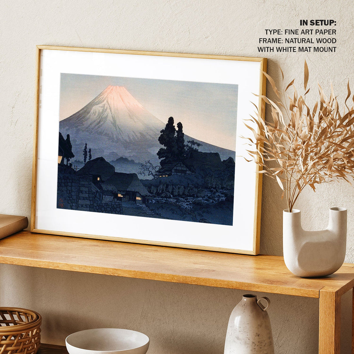 Mount Fuji From Mizukubo by Hiroaki Takahashi, Japanese Art Painting