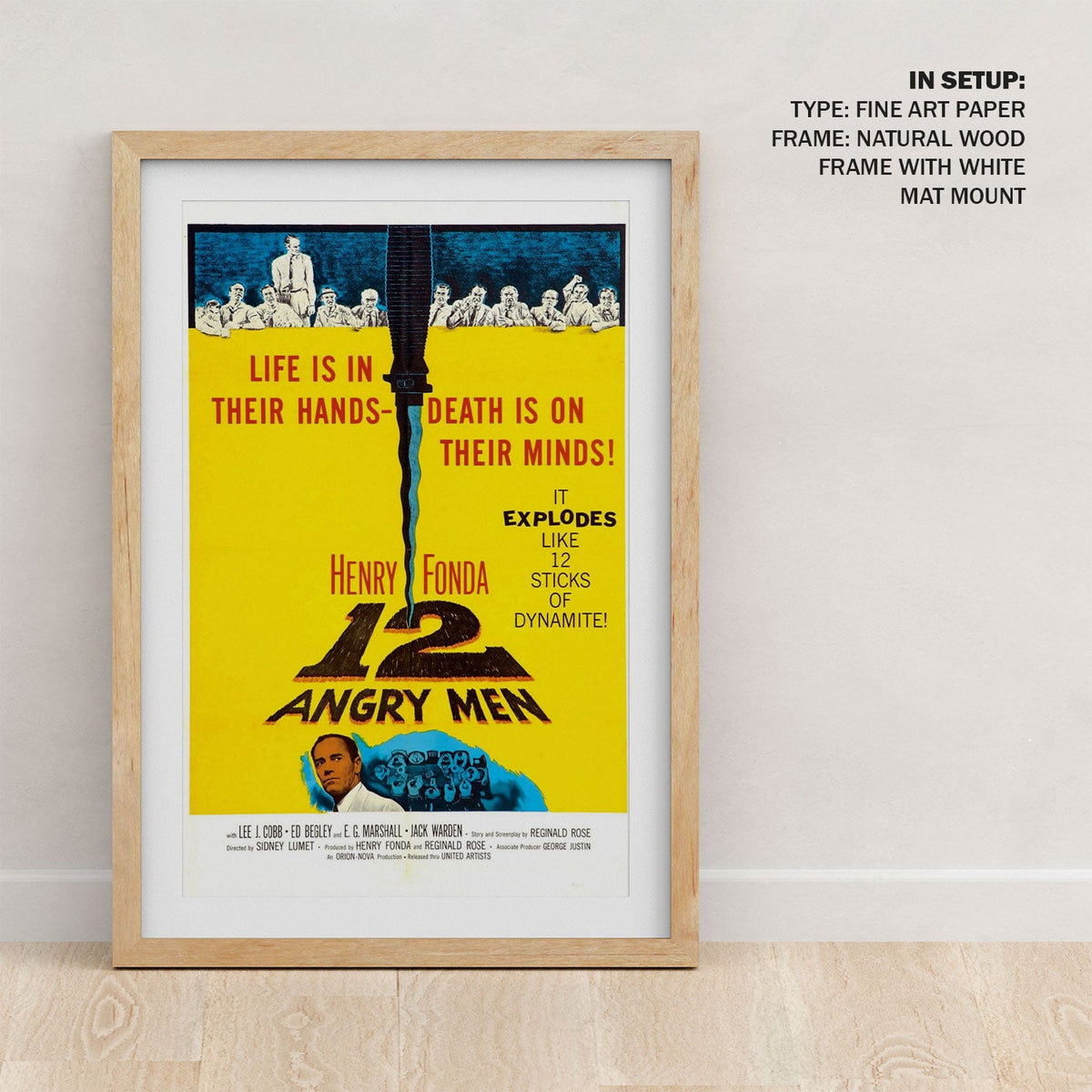 12 Angry Men Movie Poster