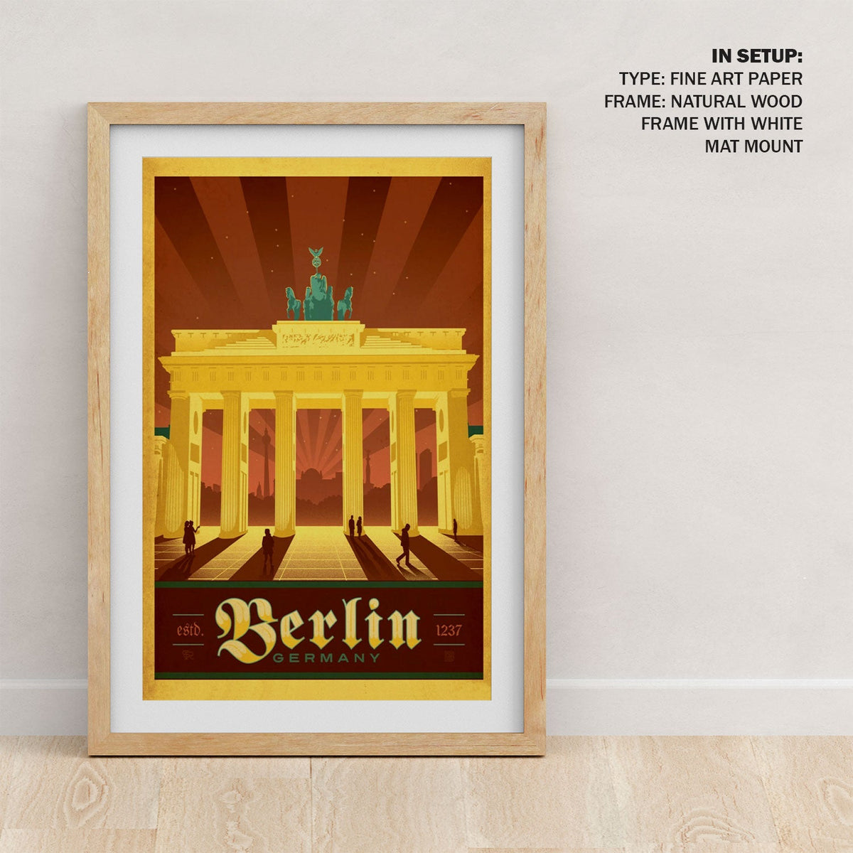 Berlin Travel Poster