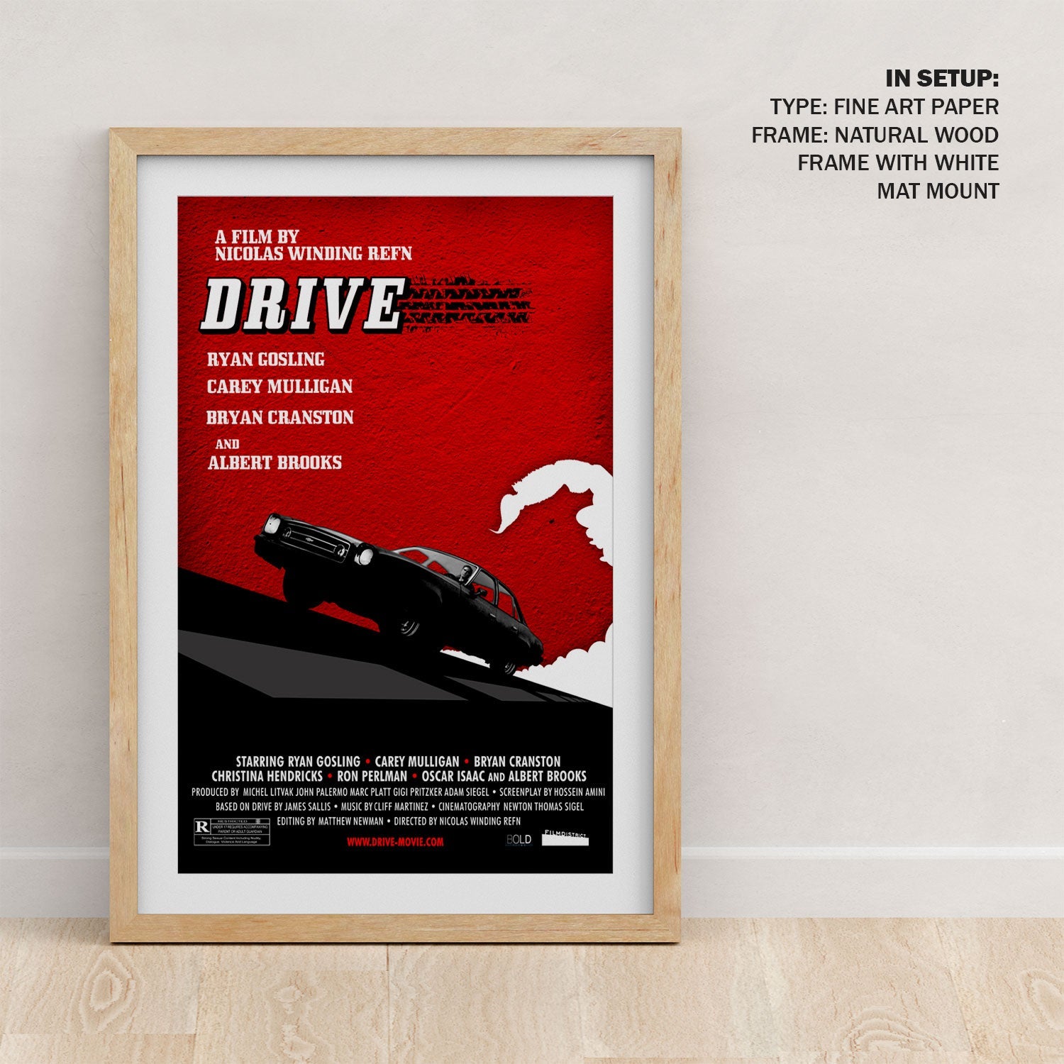 Drive Movie Poster Art Drive Movie Poster For Bedroom Aesthetic