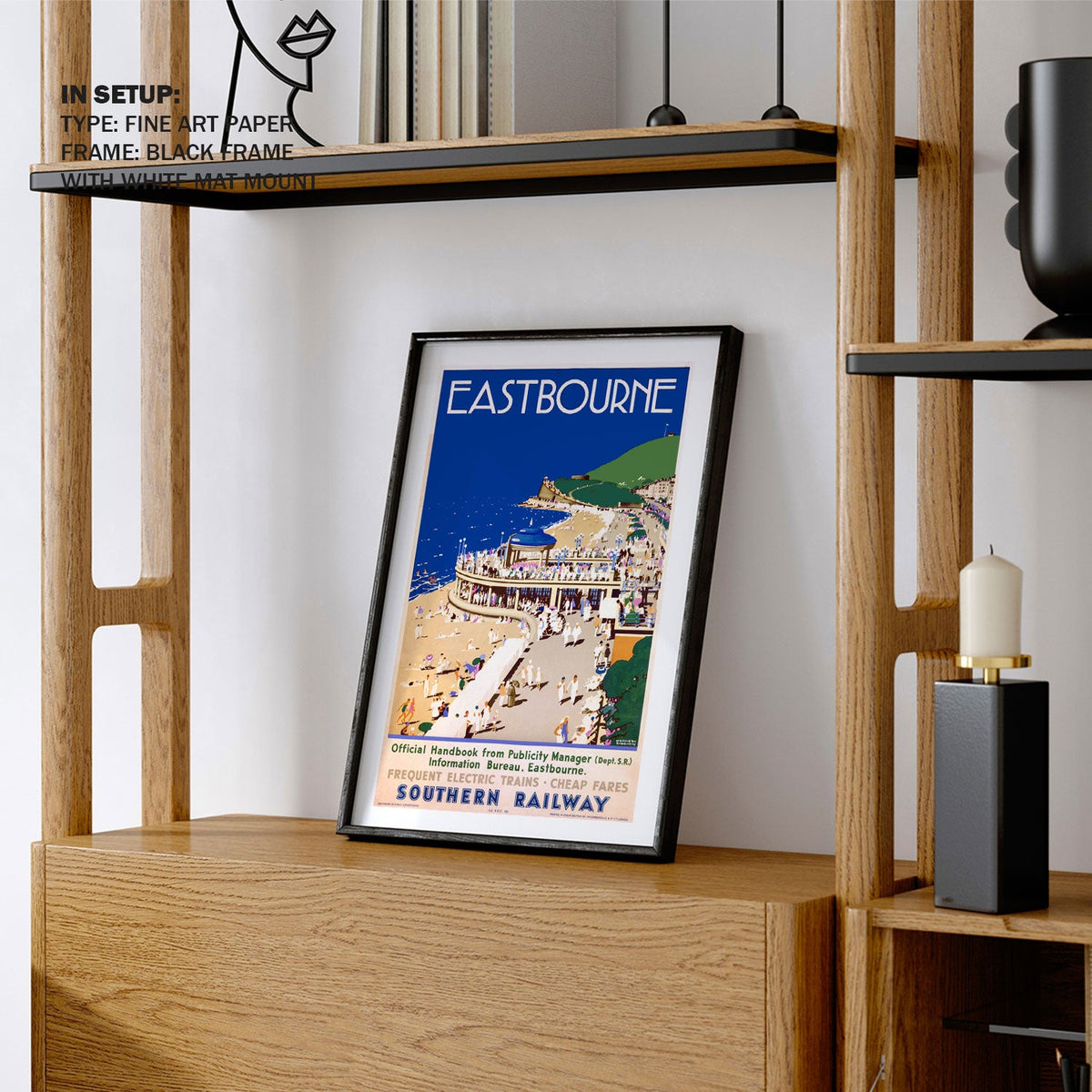 Eastbourne Southern Railway Travel Poster