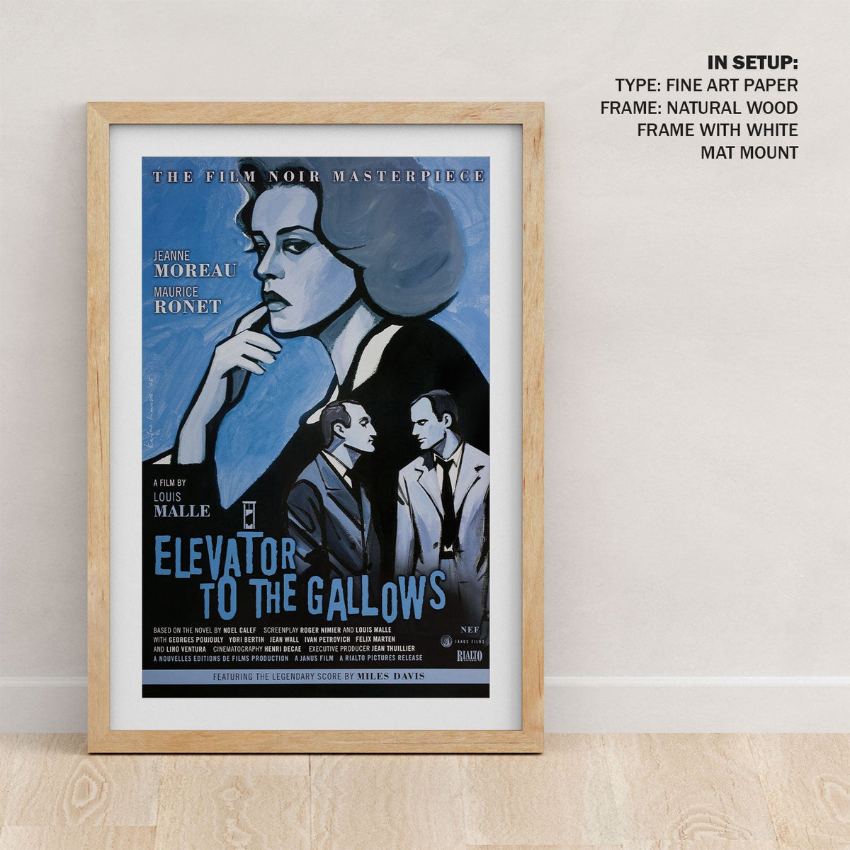 Elevator to the Gallows Movie Poster