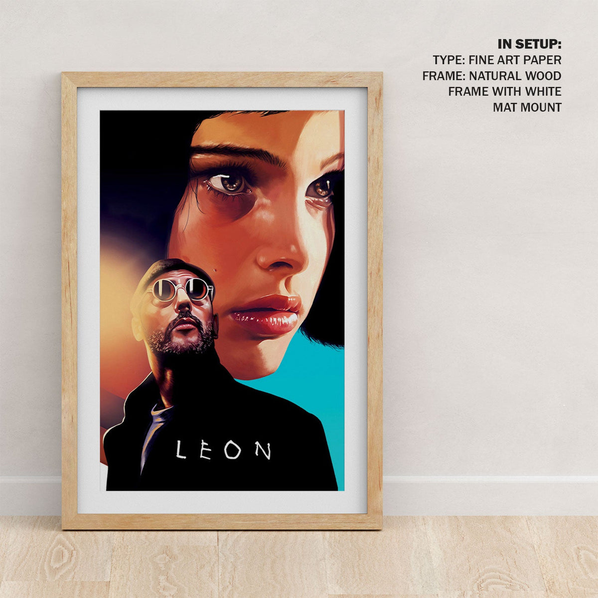 Leon- The Professional (1994) Movie Poster Art