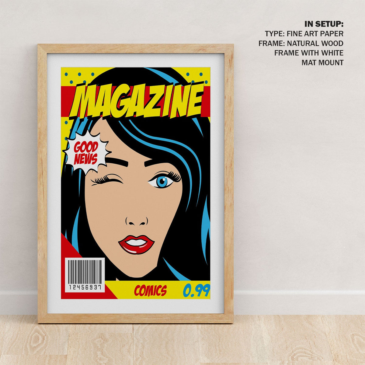 Magazine Pop Art Painting