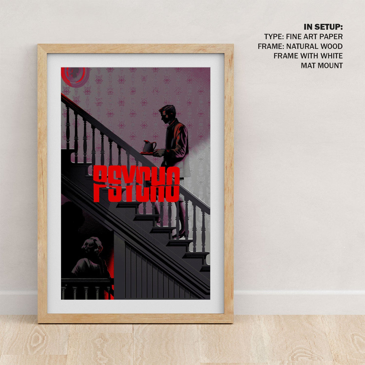 Psycho (1960) Movie Poster Art 1