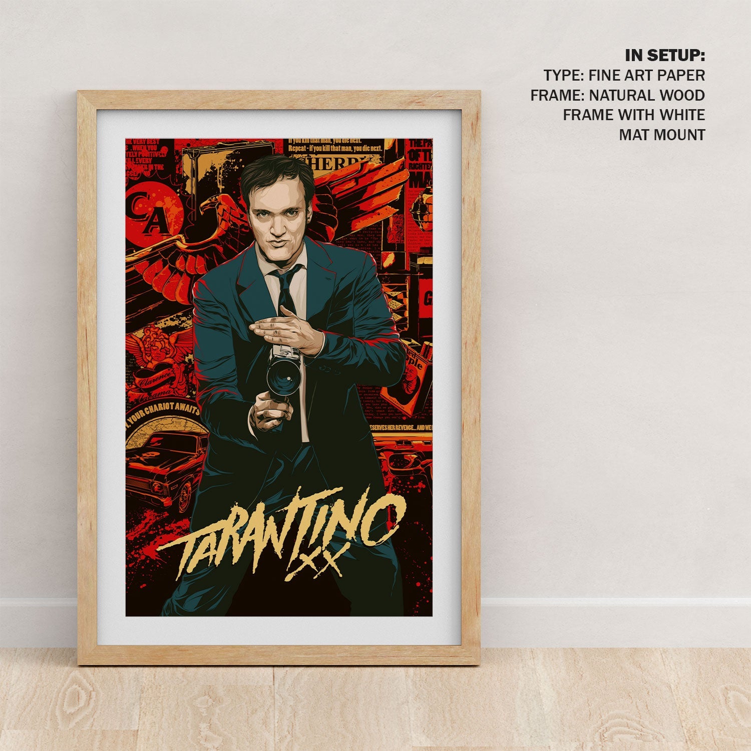 Quentin Inventino Quentin Tarantino Movie Poster: Buy Hollywood & Famous Movie Posters ...