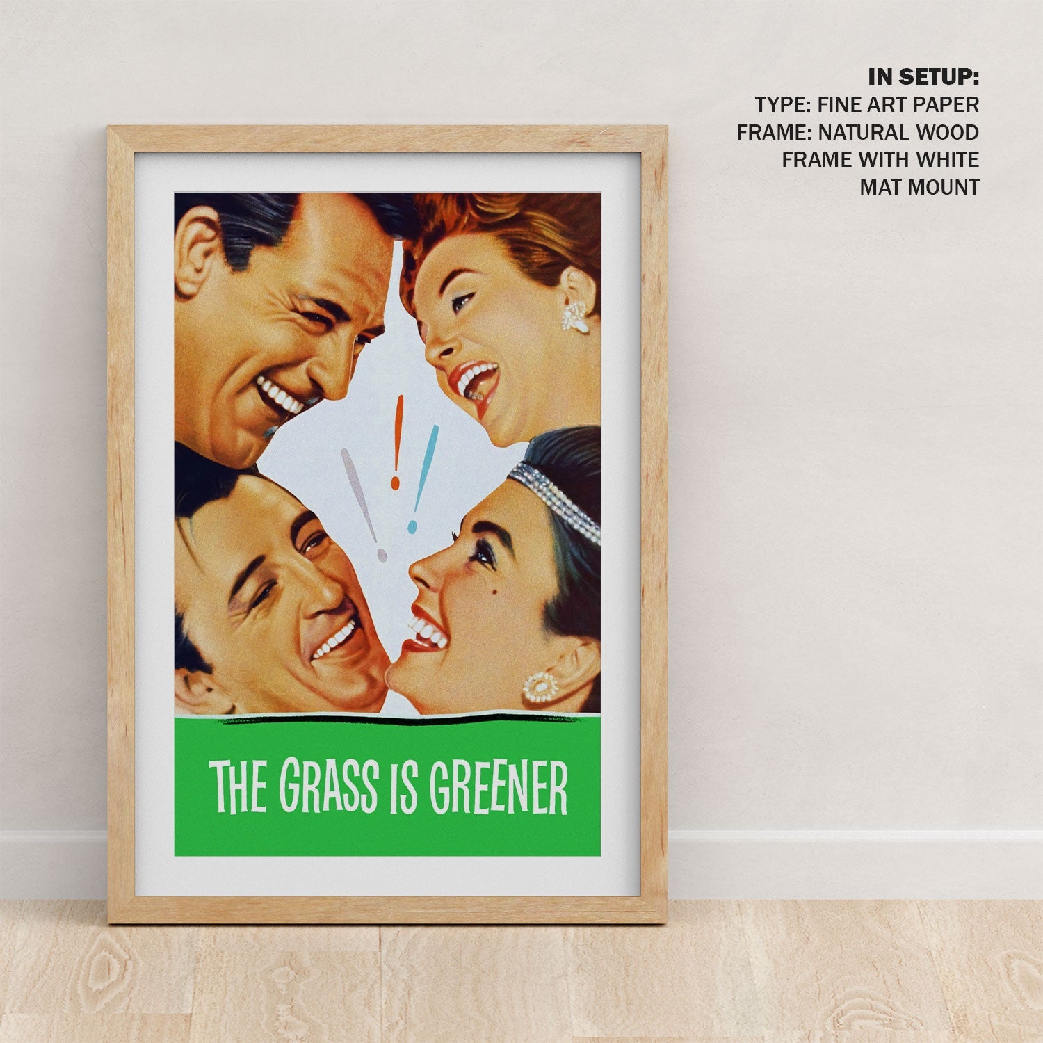 The Grass Is Greener (1960) Movie Poster: Buy Hollywood & Famous Movie ...