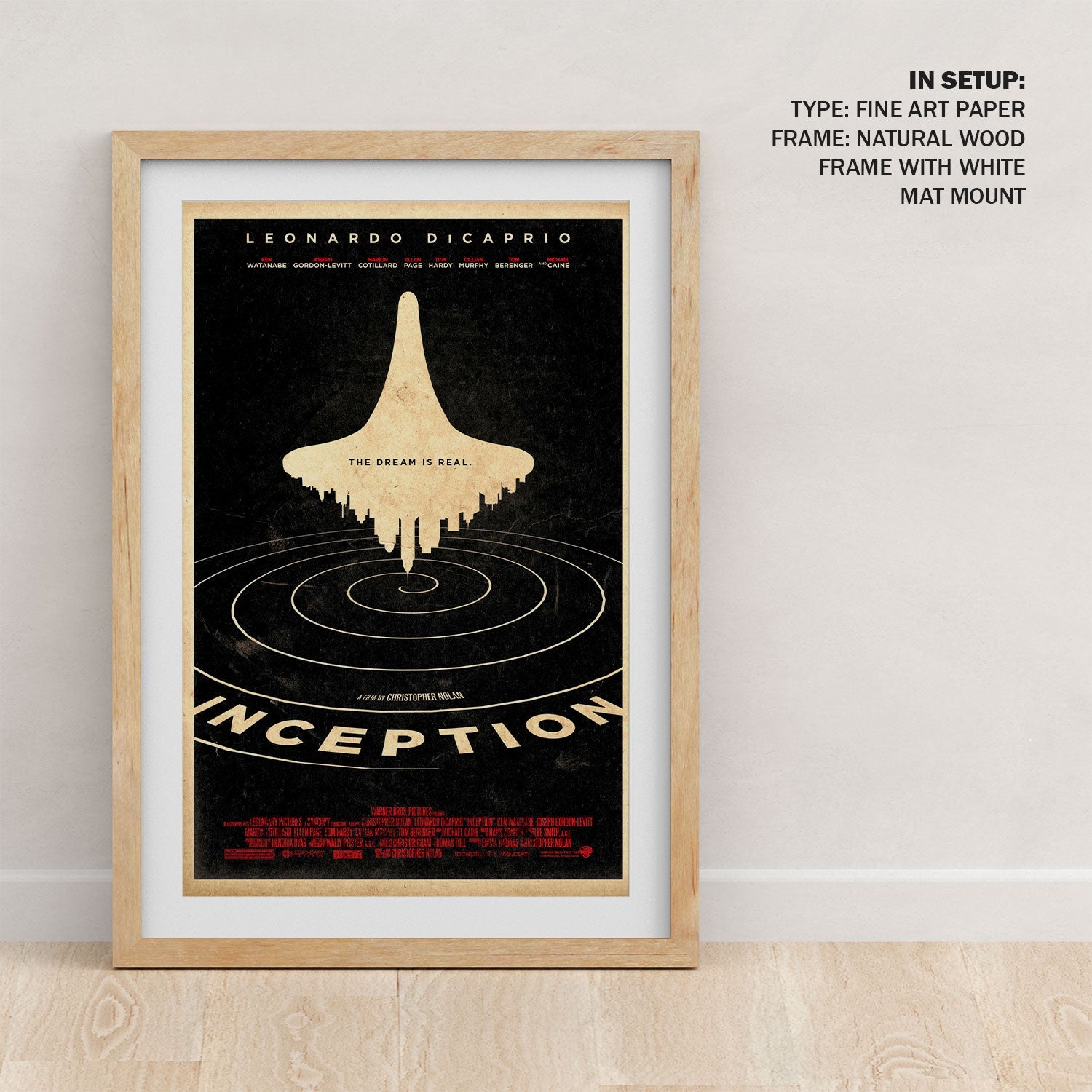 The Inception Movie Poster: Buy Hollywood & Famous Movie Posters ...