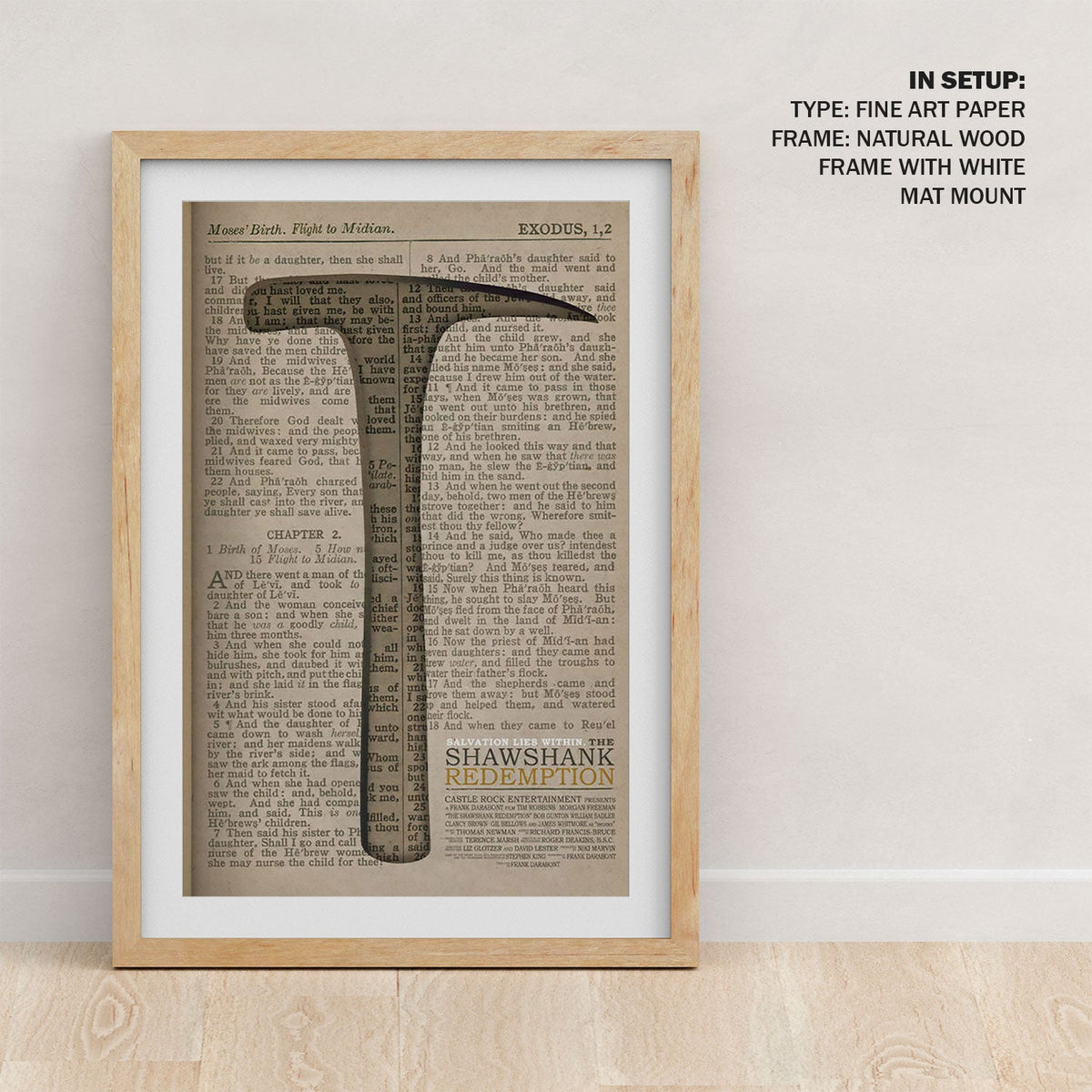 The Shawshank Redemption Movie Poster Art