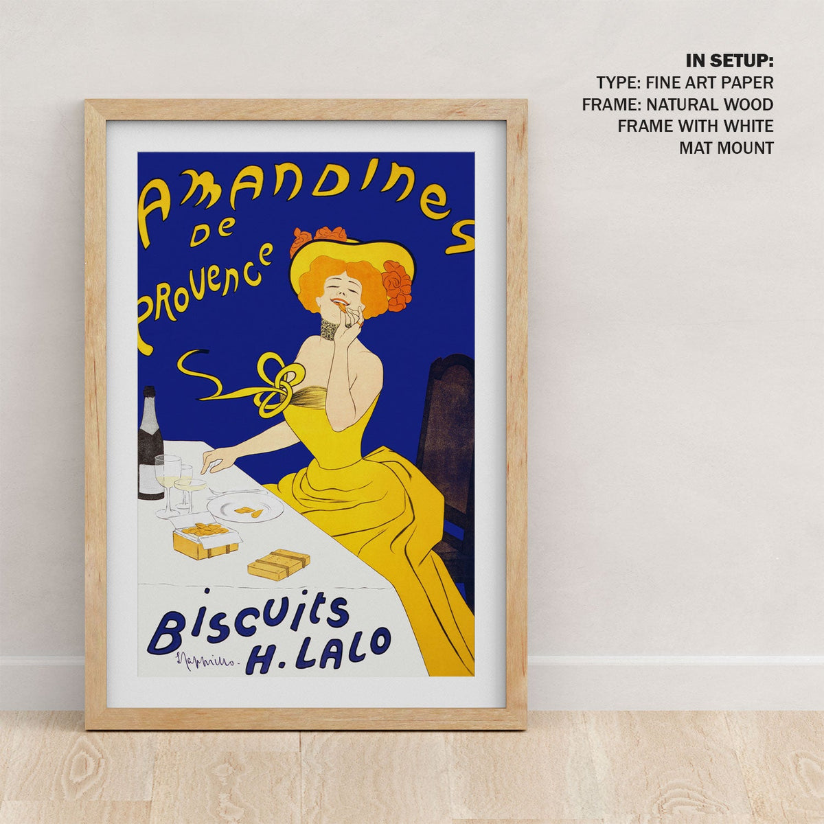 Woman eating almond Art Nouveau