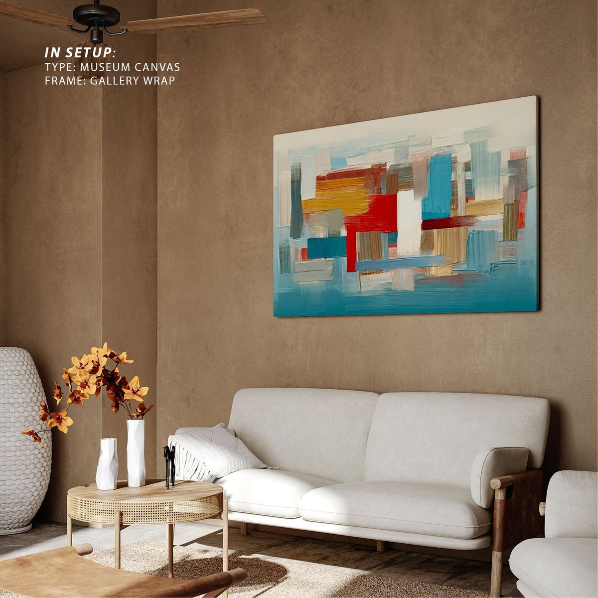 Textured paint strokes , Big Canvas Paintings