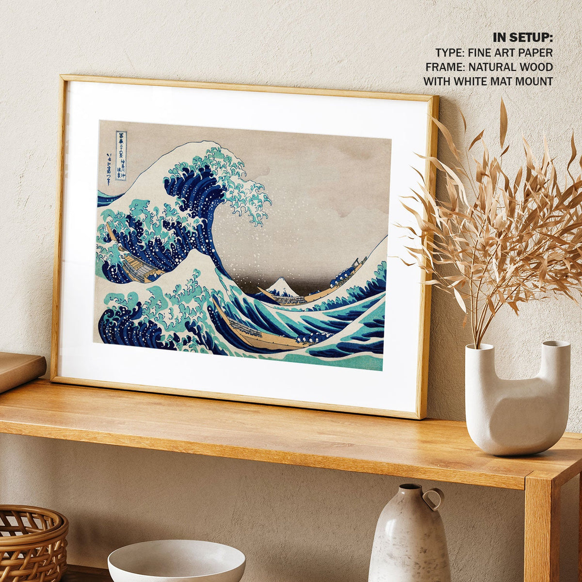The Great Wave off Kanagawa, Japanese Art Painting