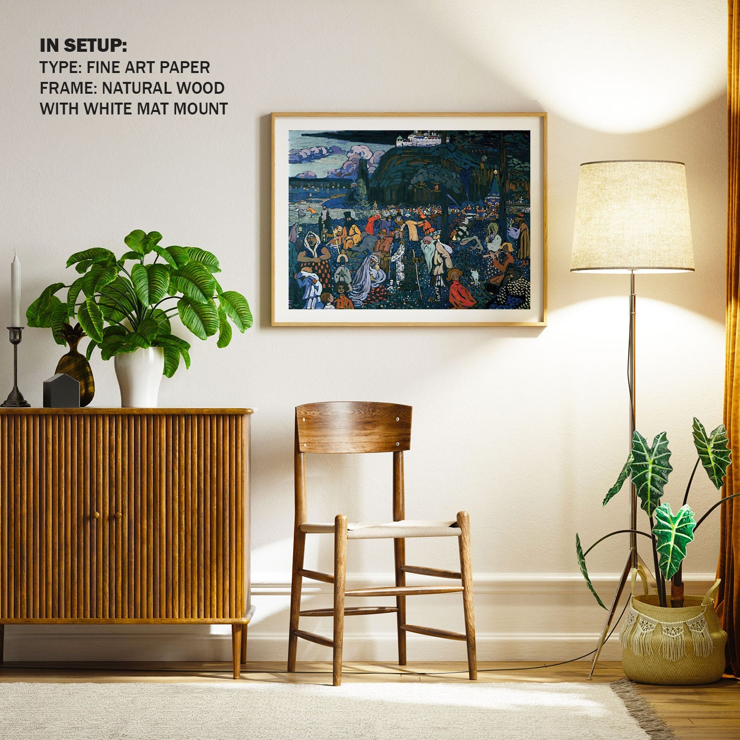 Colorful Life Painting & Wall Art Print by Wassily Kandinsky - Dessine Art