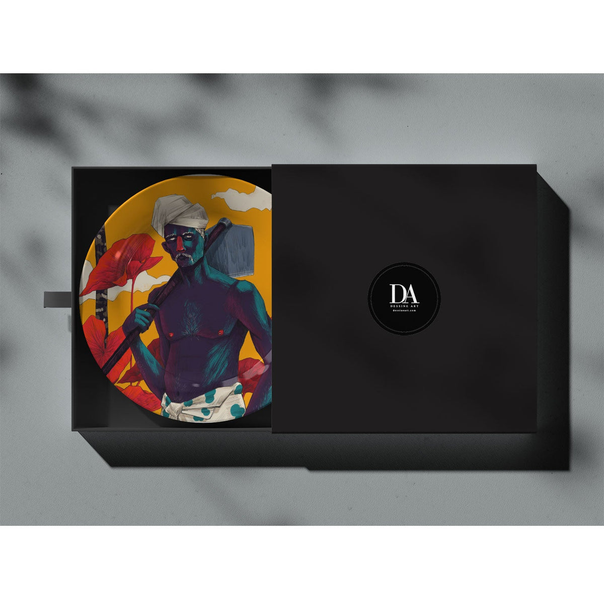 Sathyan-The Farmer, Decorative Art Plates