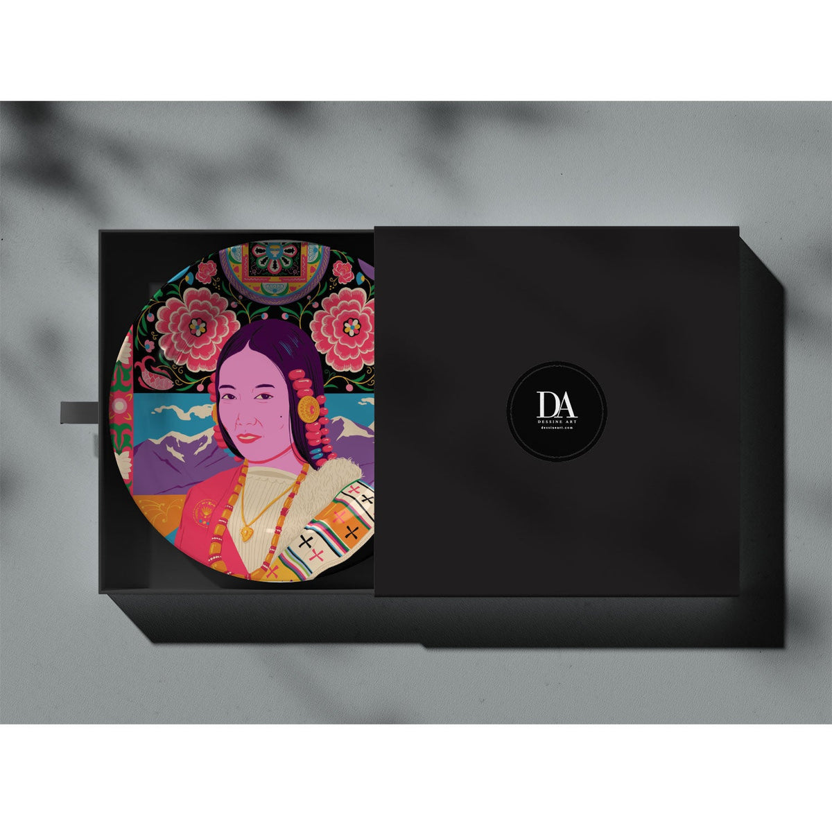 Tibet, Decorative Art Plates