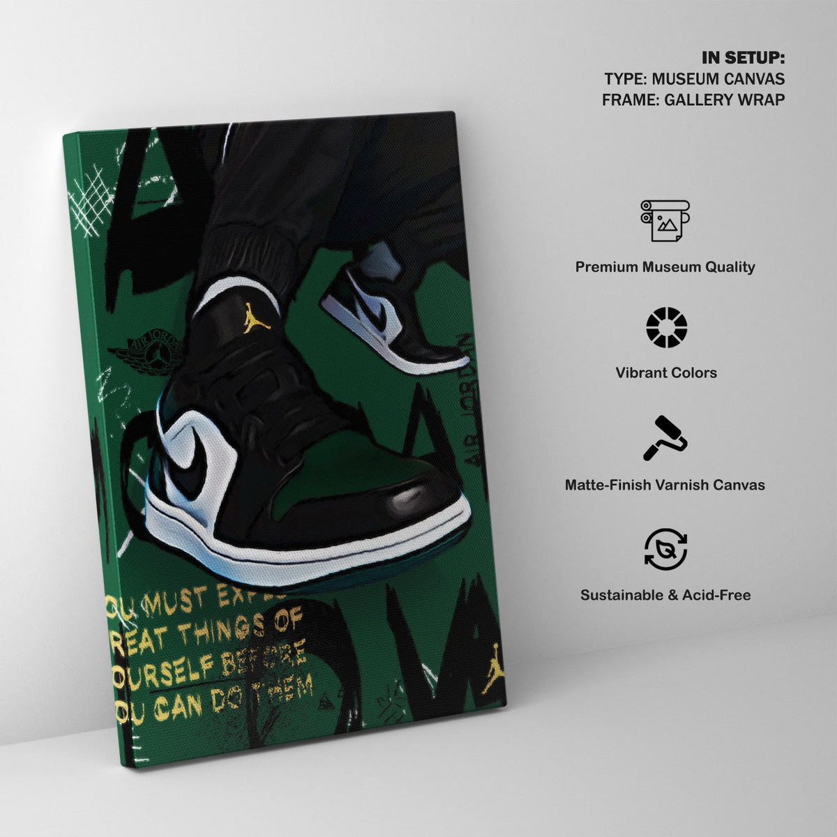 Air Jordan V, Nike Shoes, Pop Art Painting