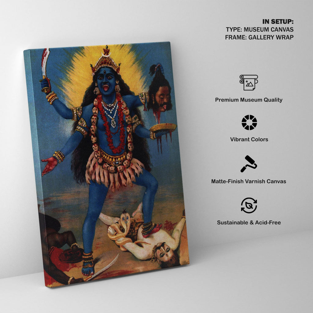 Kali Raja Maa Kali Painting Painting & Wall Art Print by Raja Ravi Varma ...