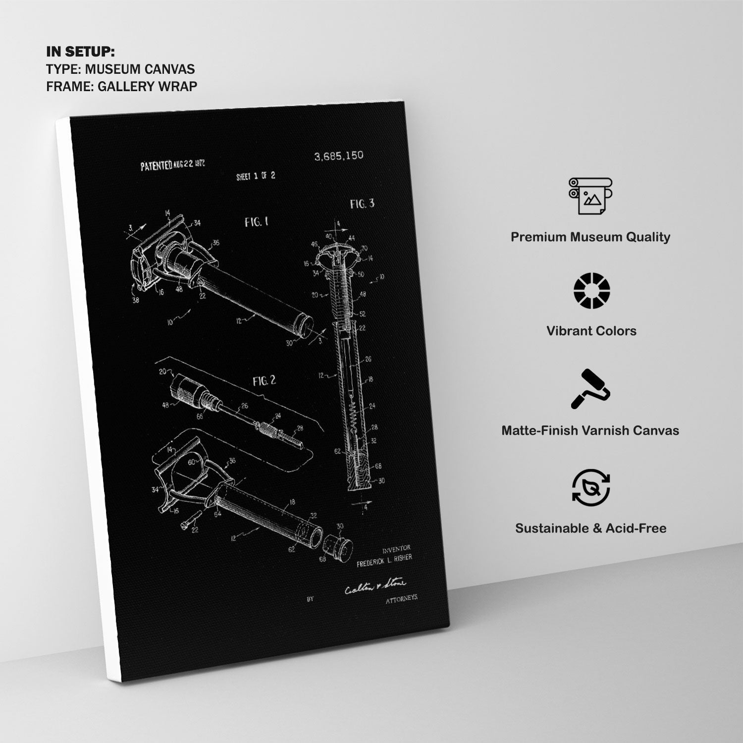 Every Razor Blueprint Safety Razor patent: Buy Premium Framed Blueprints & Patent Art Online ...