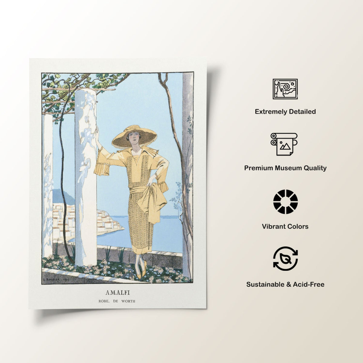 A palm beach, Fashion Poster