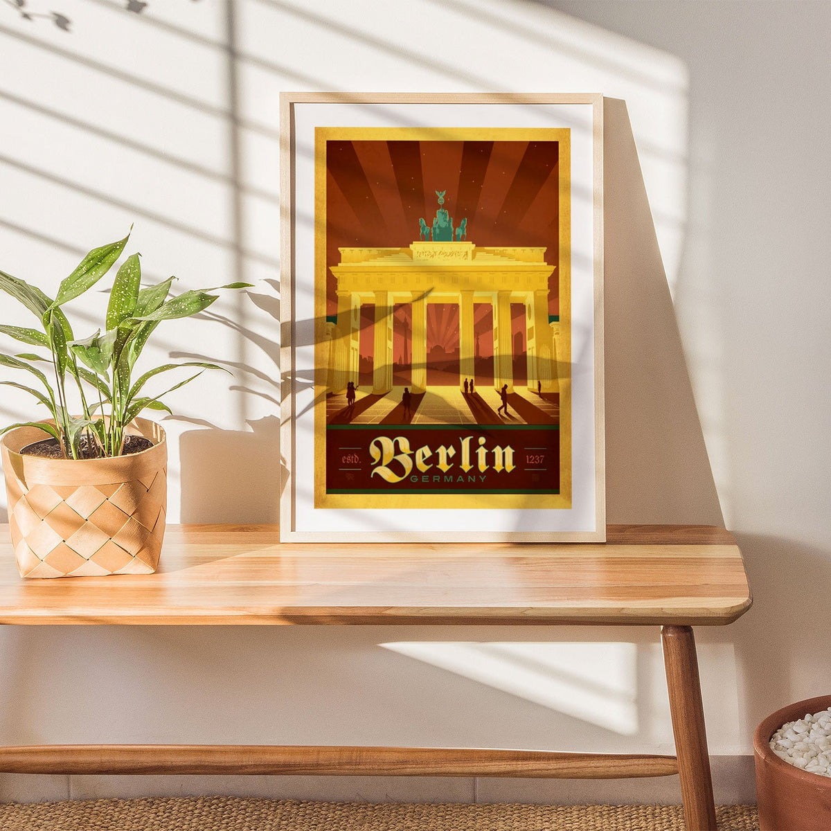 Berlin Travel Poster