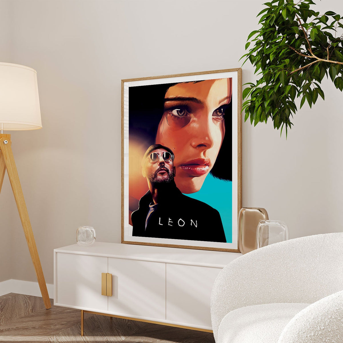 Leon- The Professional (1994) Movie Poster Art