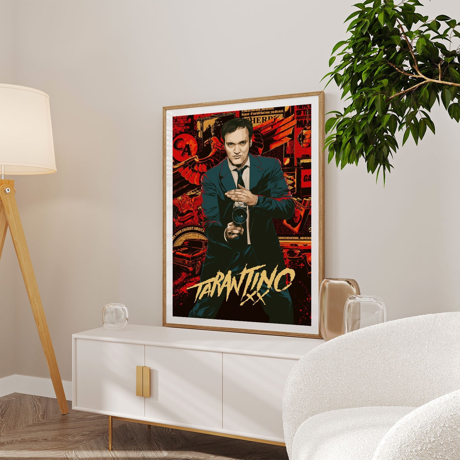 Quentin Inventino Quentin Tarantino Movie Poster: Buy Hollywood & Famous Movie Posters ...