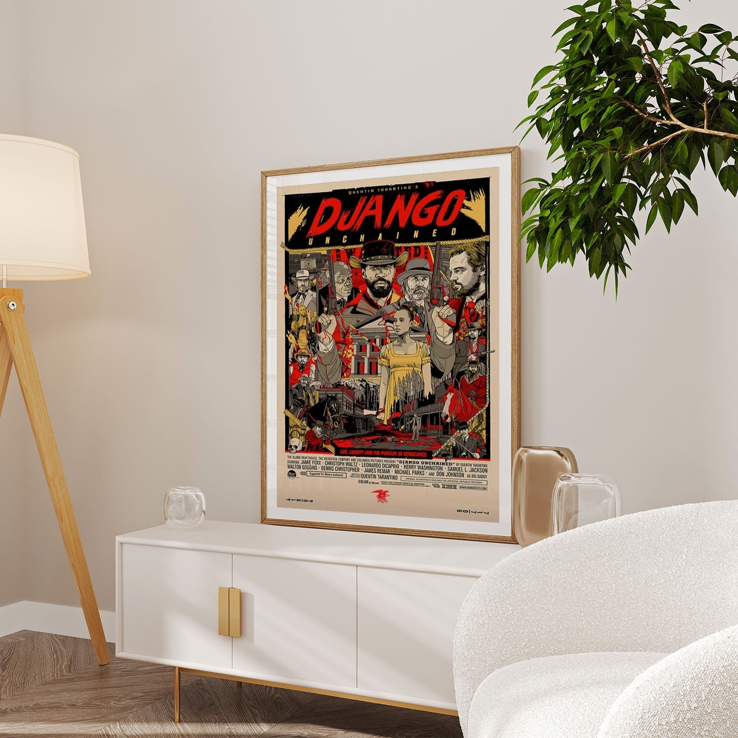 Django Unchained Movie Poster: Buy Hollywood & Famous Movie Posters ...