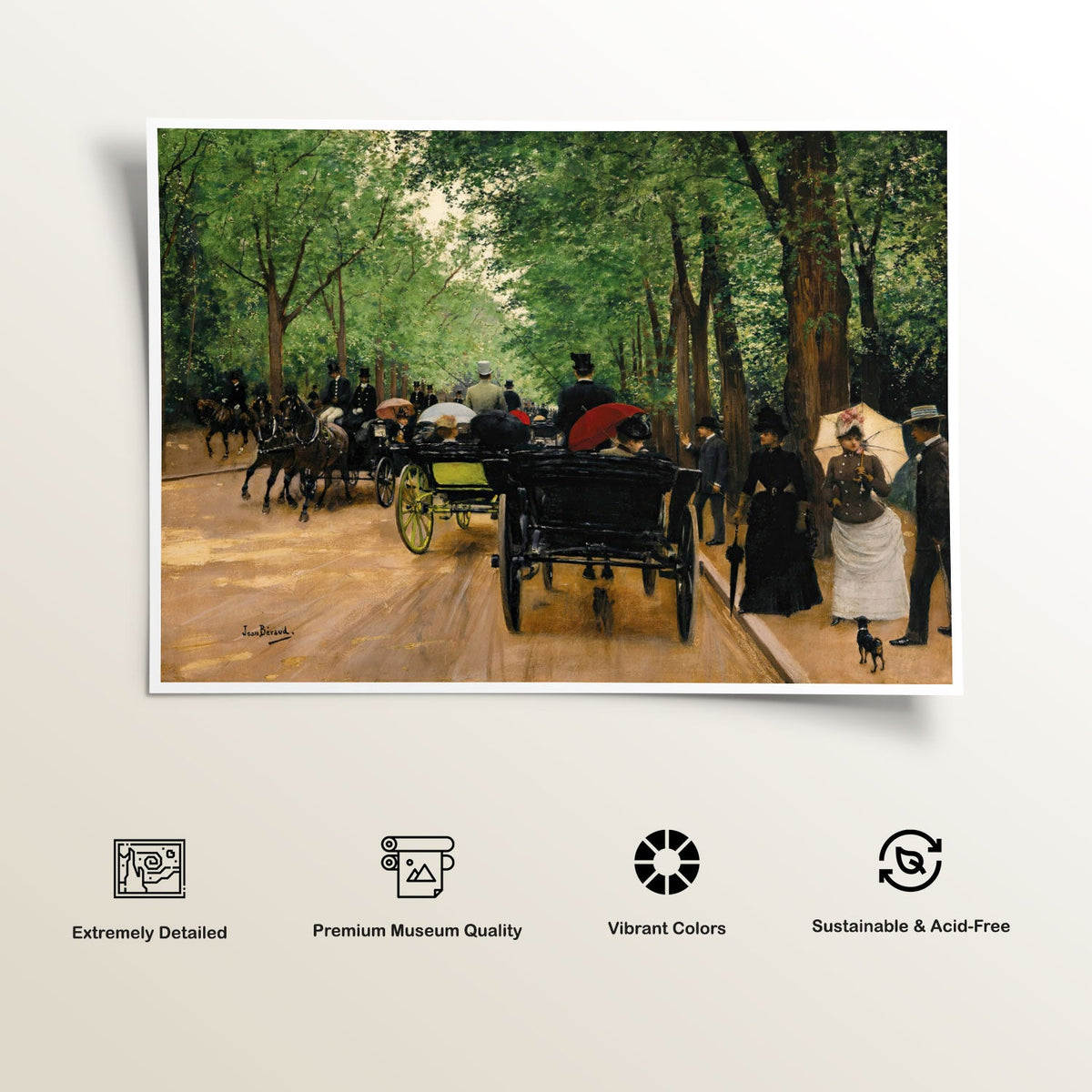 Bois De Boulogne, Jean Georges Painting